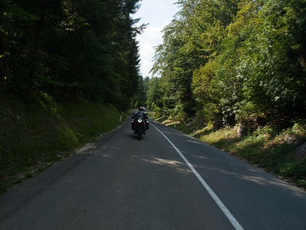 Slovenia, road by Idrijca river