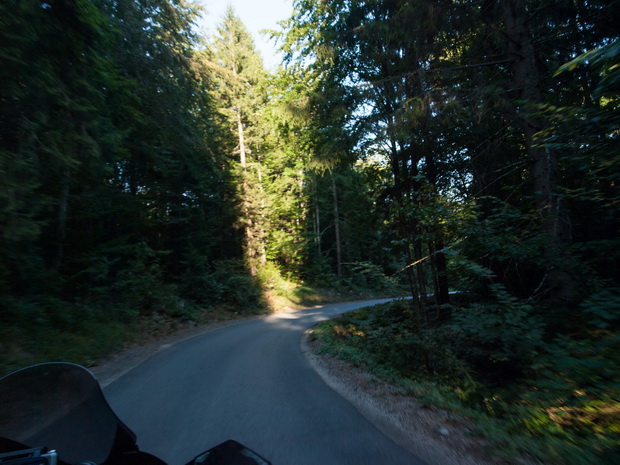 Road through Plitvice NP