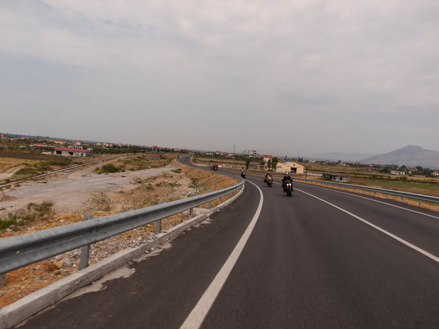 Albania, road from borders to Skorda