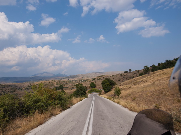 Road over Vegoritida lake