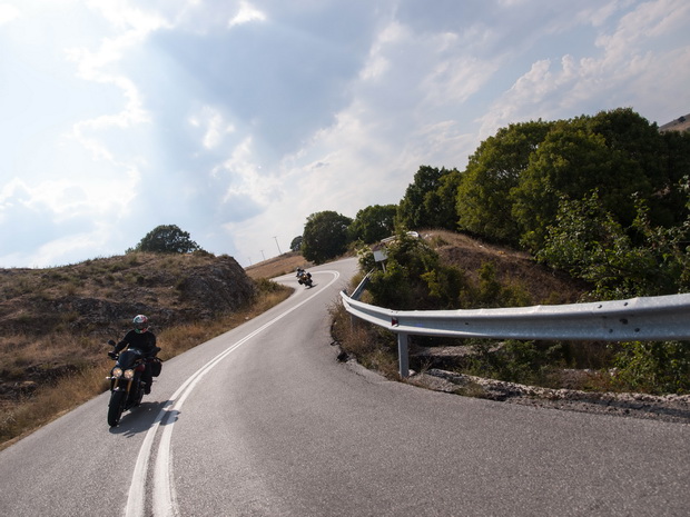 Road over Vegoritida lake