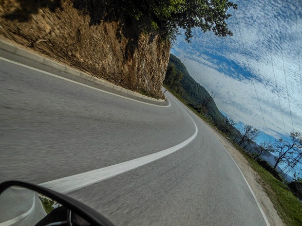 Road over Makljen mountain