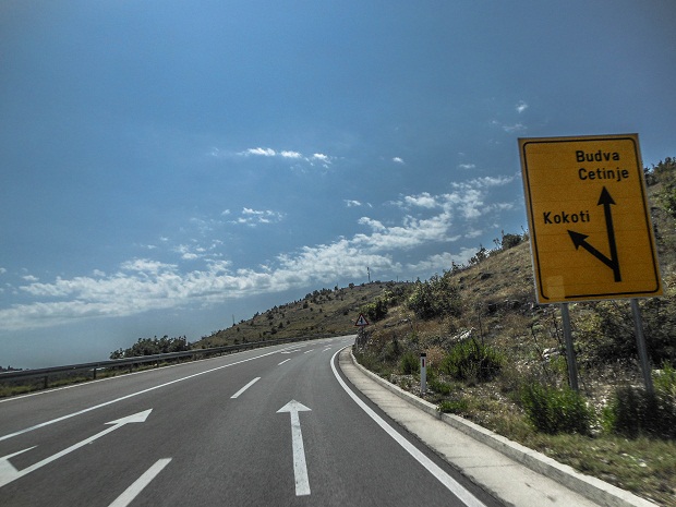 Road to Cetinje, Montenegro