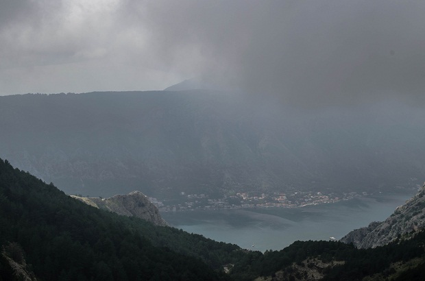 Over Kotor, Montenegro