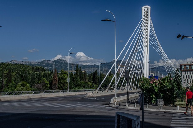 Millenium Bridge, Podgorica, Montenegro