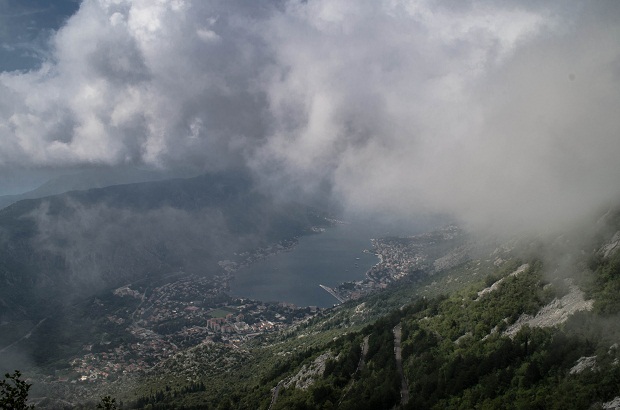 Over Kotor, Montenegro