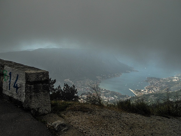 Over Kotor, Montenegro