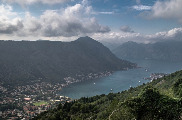 Over Kotor, Montenegro