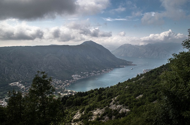 Over Kotor, Montenegro