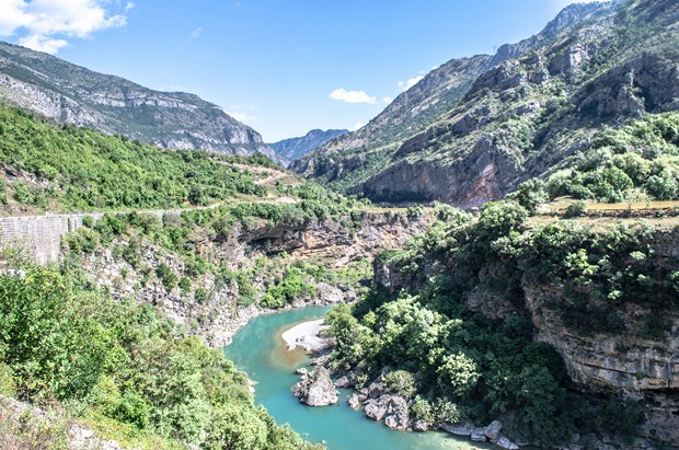 Moraca river, Montenegro