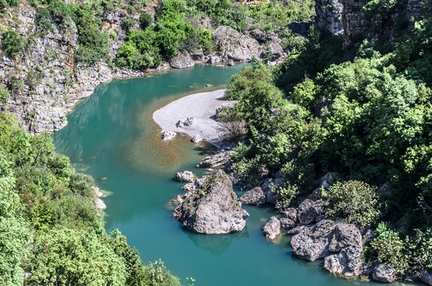 Moraca river, Montenegro