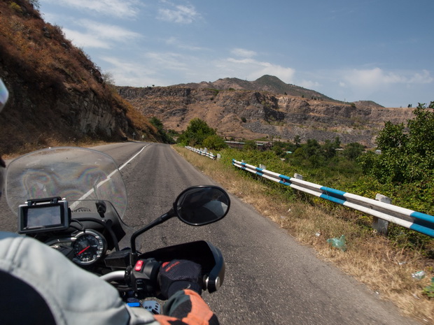 Armenia, road near borders to Georgia