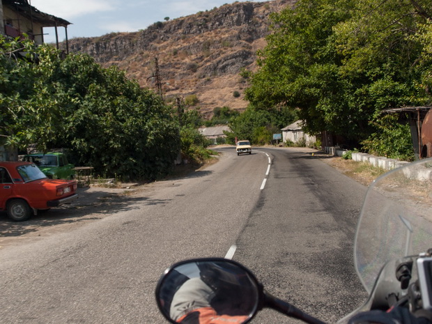 Armenia, road near borders to Georgia