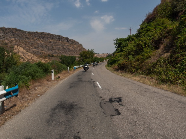 Armenia, road near borders to Georgia