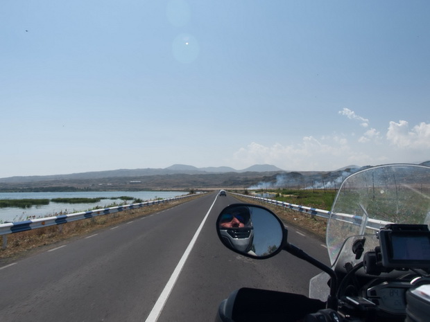 Road south of lake Sevan