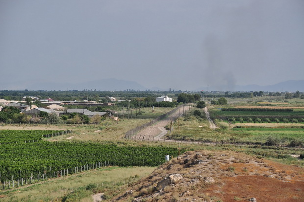 Armenia - Turkey borders near Khor Virap