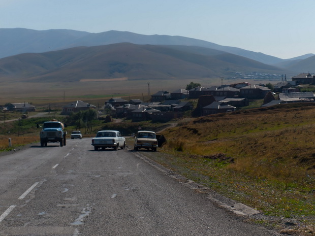 Road from Gyumri to Georgian borders