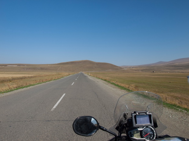 Road from Gyumri to Georgian borders