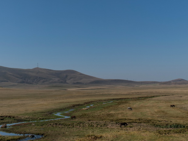 Road from Gyumri to Georgian borders