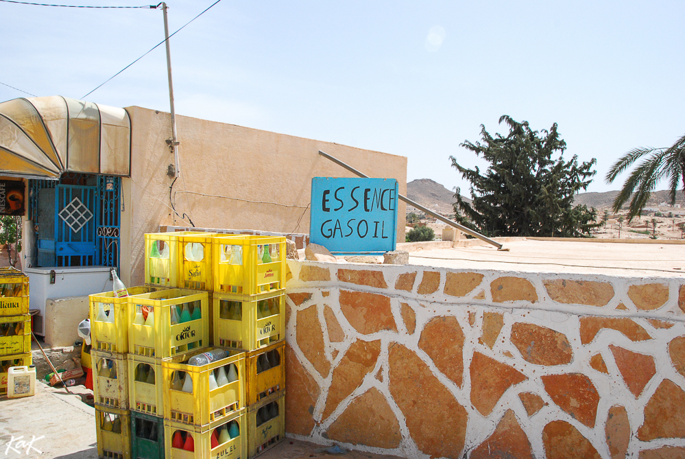 gas station in Tunisia