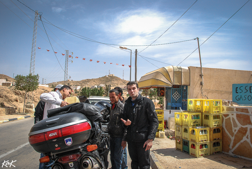 gas station in Tunisia