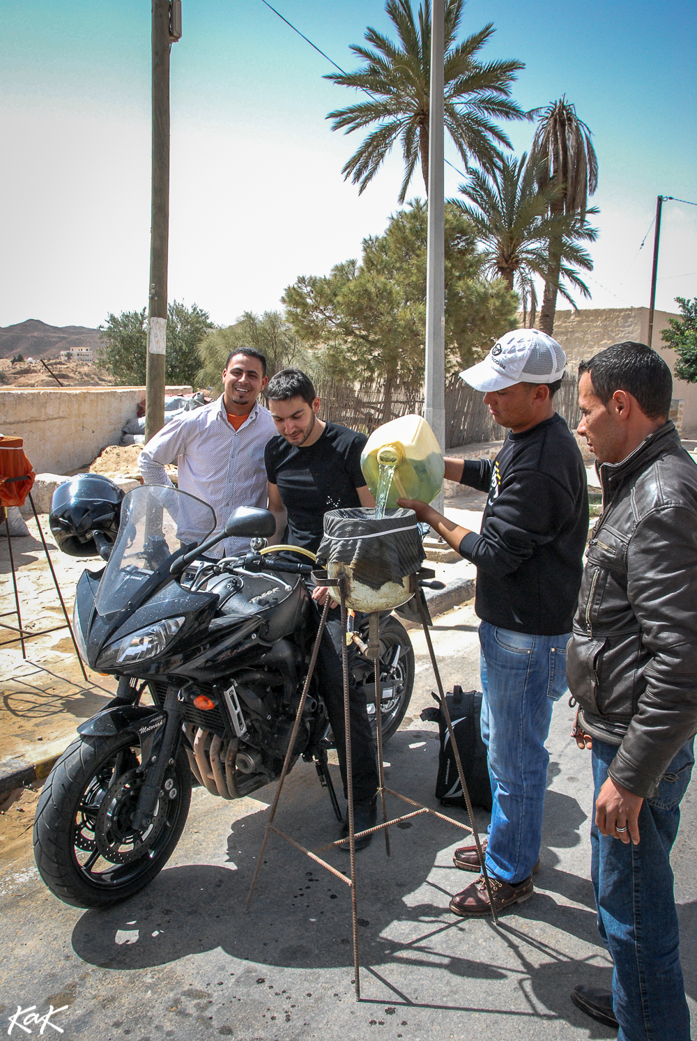 gas station in Tunisia