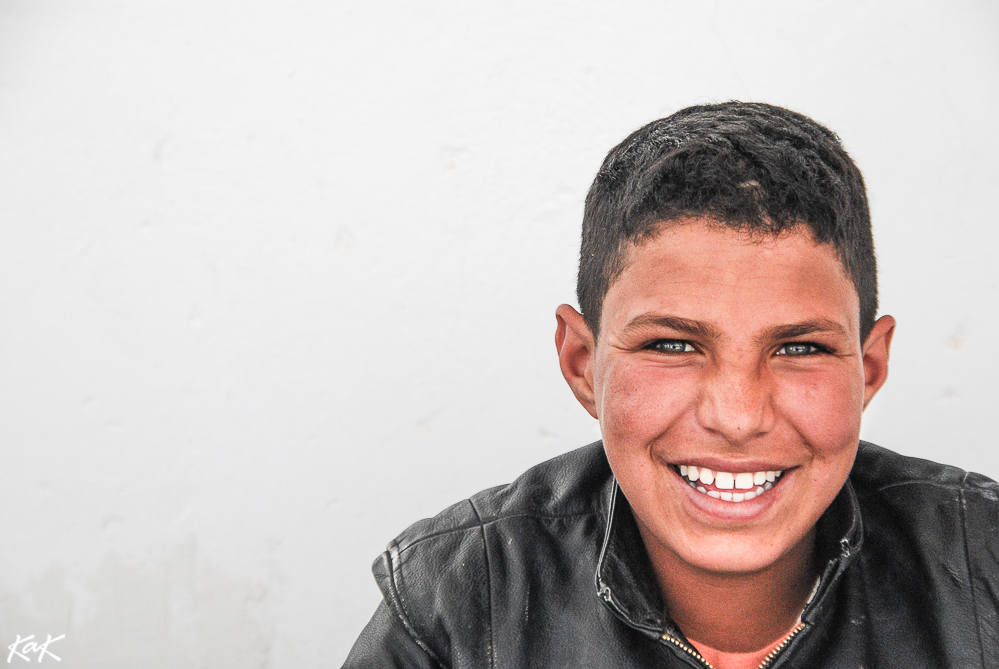 little berber boy in Tunisia