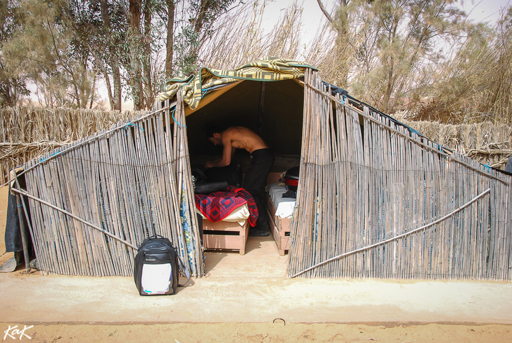 beduin tent in camping Ksar Ghilane, Tunisia