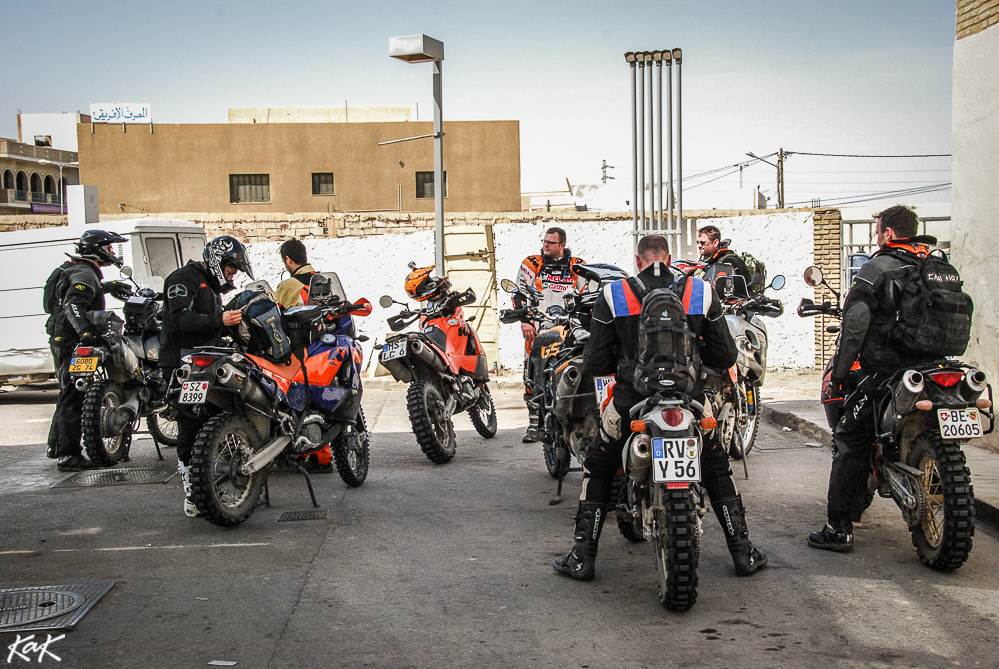 motorcycles in Tozeur, Tunisia