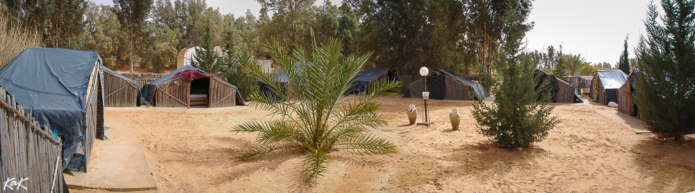 camping Ksar Ghilane, Sahara, Tunisia