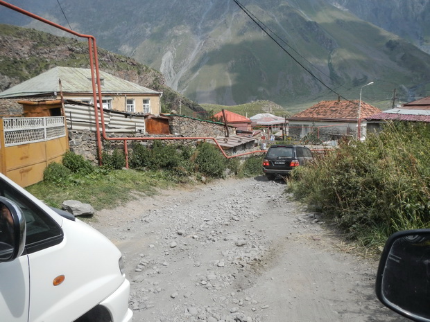 Road to Gergeti Trinity Church