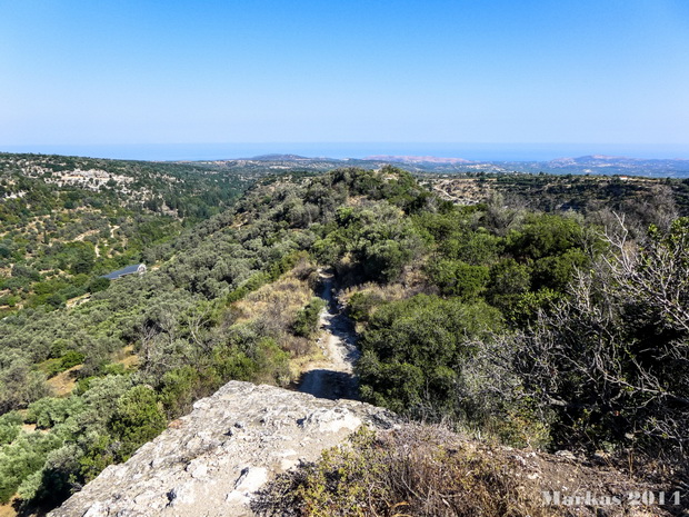 View from Ancient Eleutherna tower