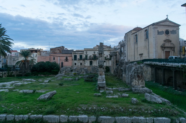 Apollo temple, Ortygia, Syracuse