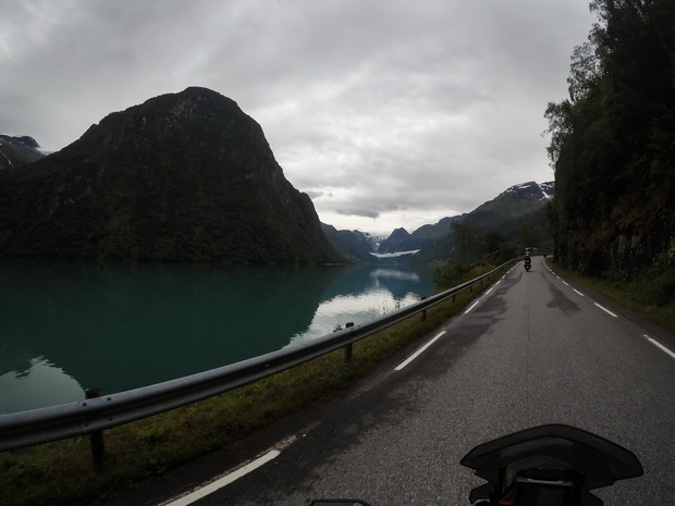 Road to Briksdal glacier, Norway