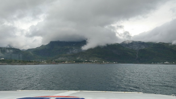 Lofoten from Moskenes port, Norway