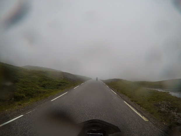 Foggy road to Nordkapp