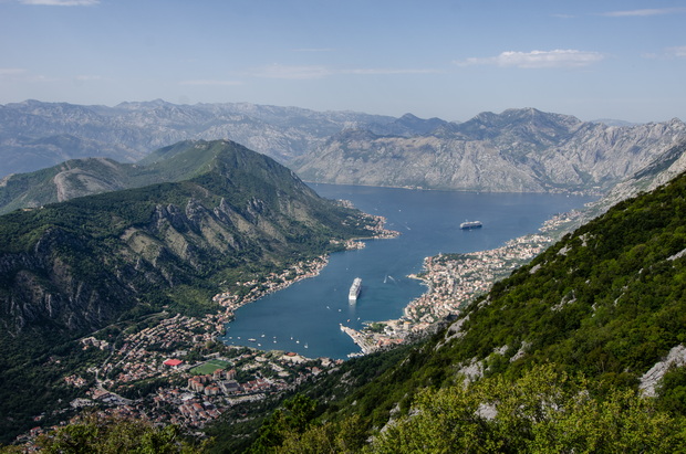 View to Kotor bay, Montenegro