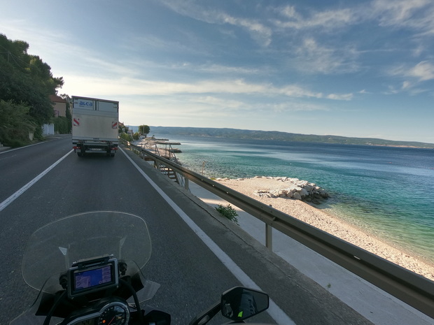 Dalmatian coastline road, Croatia