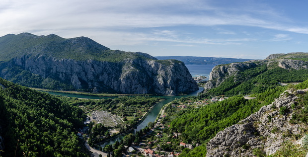 Omis viewpoint, Croatia