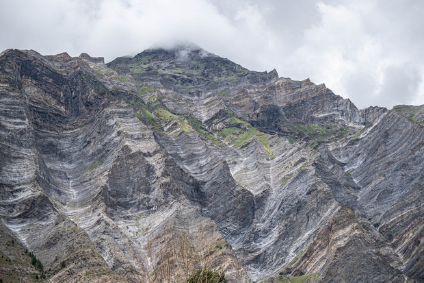 Buda carving beside Chenab river