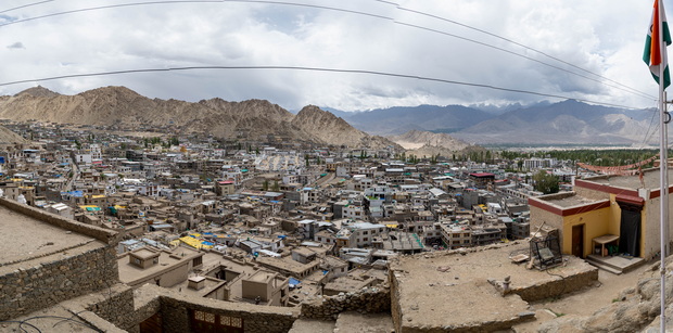 Leh view from the palace