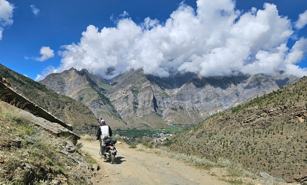 Road over Bhag river