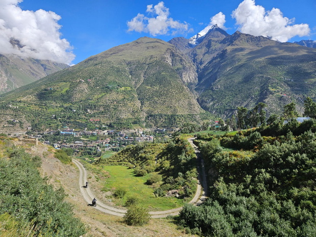 Road over Bhag river