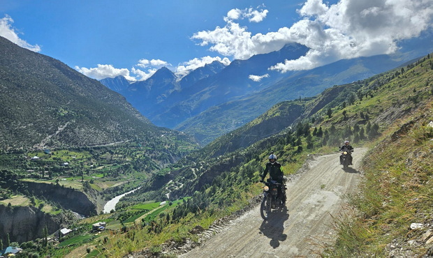 Road over Bhag river